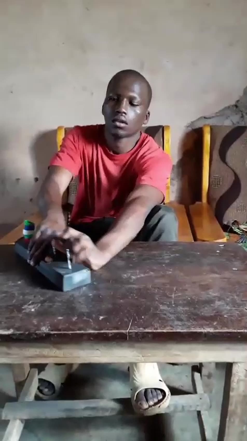 Jackson at home in Kenya today.